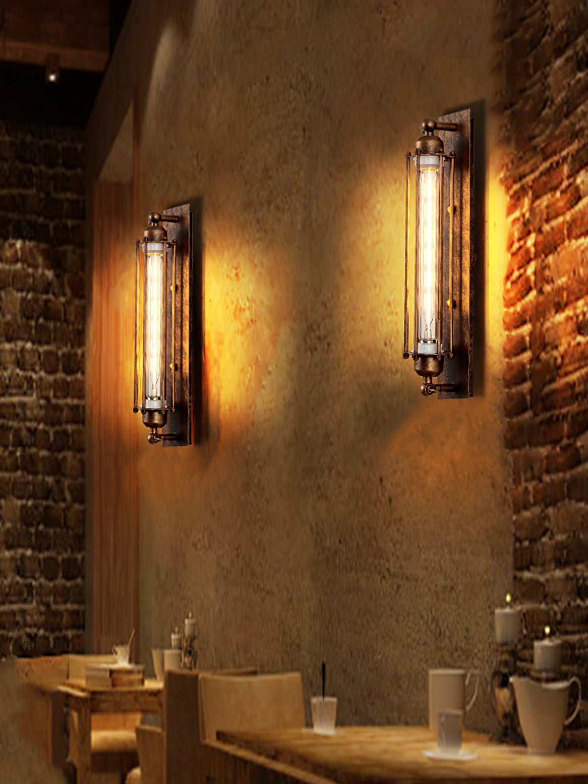 IronGlow – Robust Industrial Wall Light for Any Room