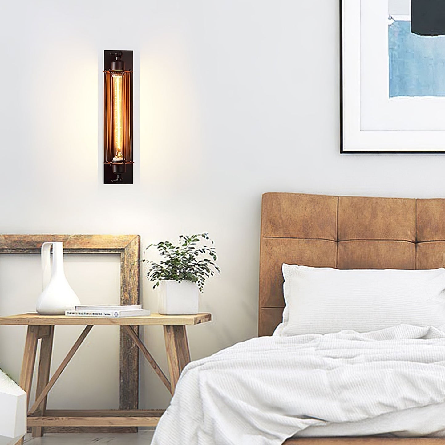 IronGlow – Robust Industrial Wall Light for Any Room