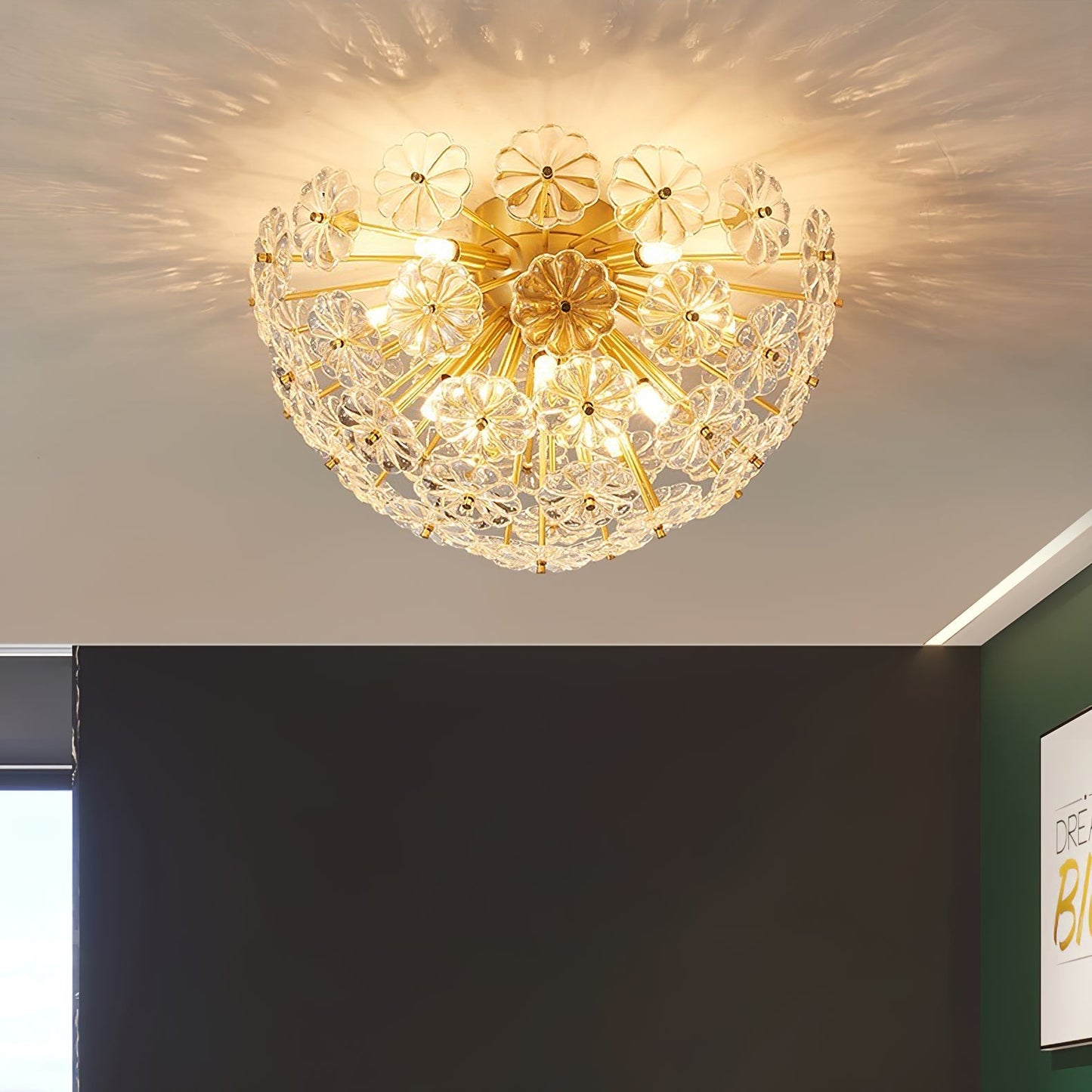 LuxeLamina - Ceiling Lamp with Exquisite Design and Brilliant Shine