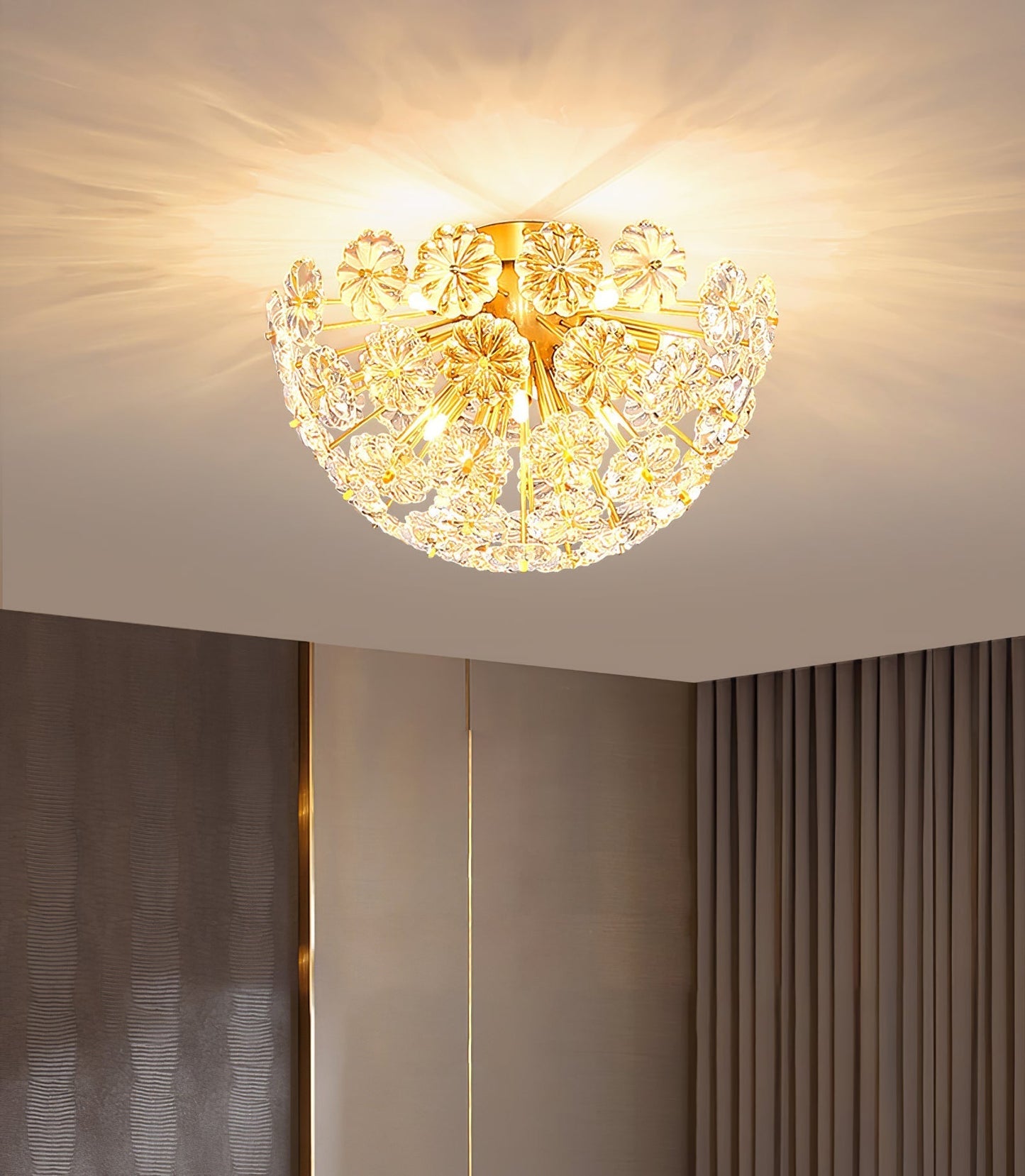 LuxeLamina - Ceiling Lamp with Exquisite Design and Brilliant Shine