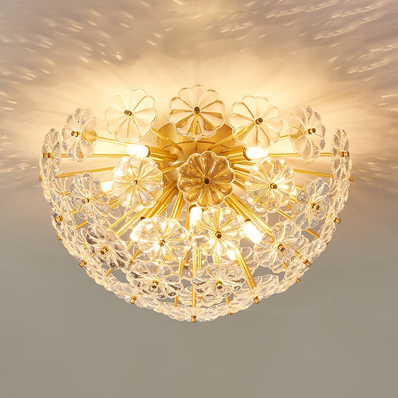 LuxeLamina - Ceiling Lamp with Exquisite Design and Brilliant Shine