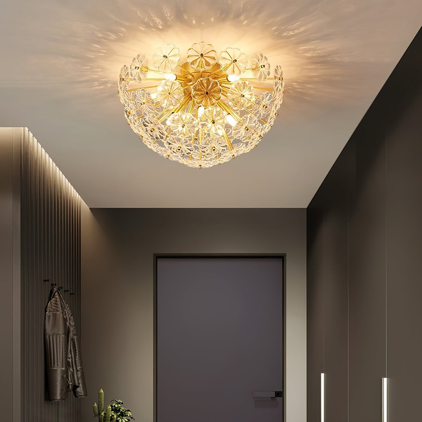 LuxeLamina - Ceiling Lamp with Exquisite Design and Brilliant Shine
