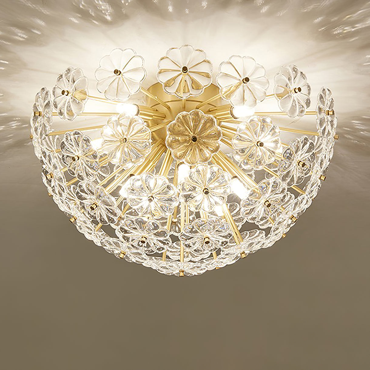LuxeLamina - Ceiling Lamp with Exquisite Design and Brilliant Shine