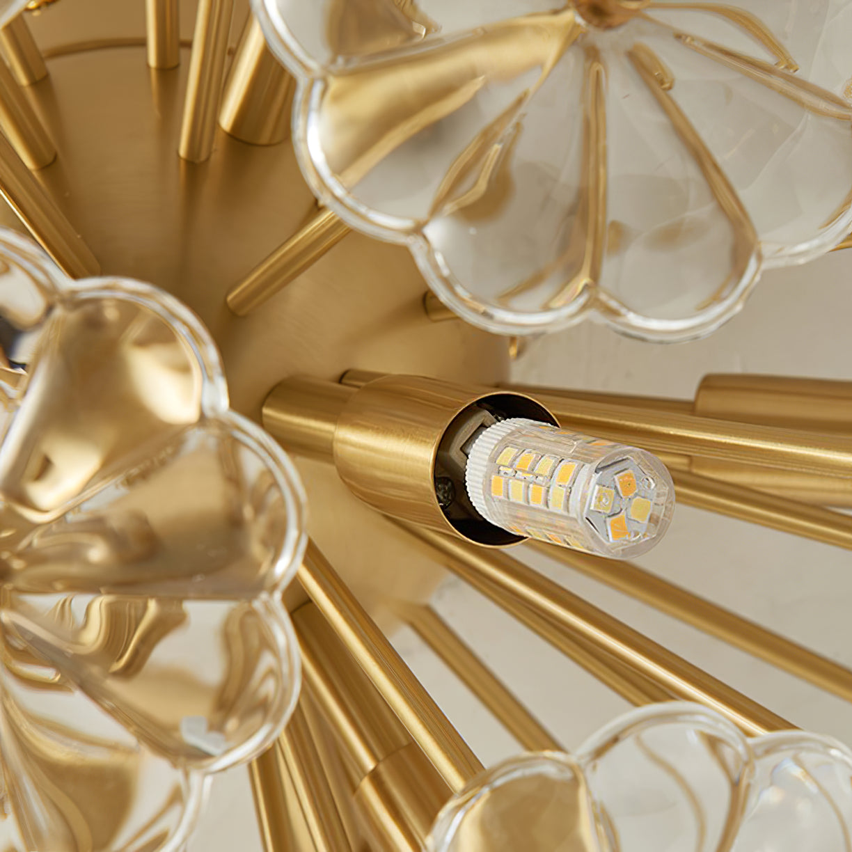 LuxeLamina - Ceiling Lamp with Exquisite Design and Brilliant Shine