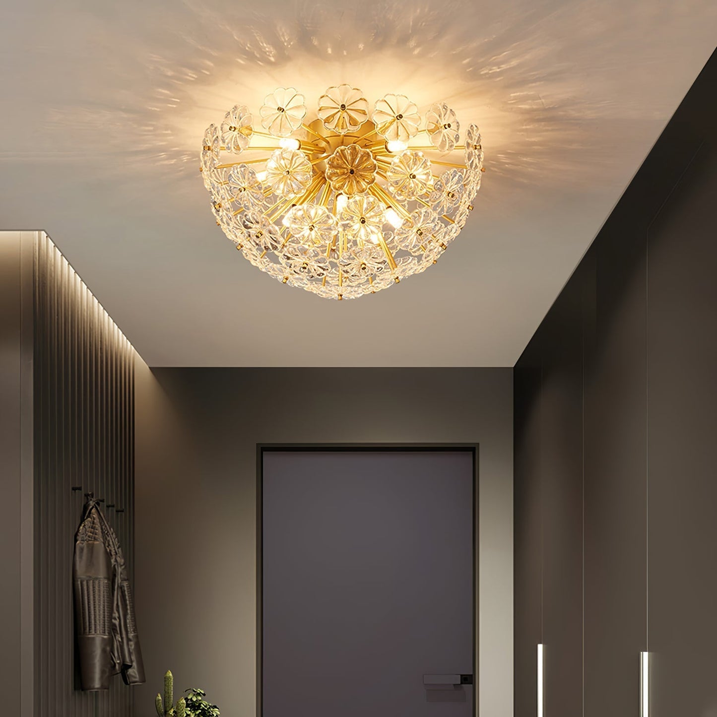 LuxeLamina - Ceiling Lamp with Exquisite Design and Brilliant Shine