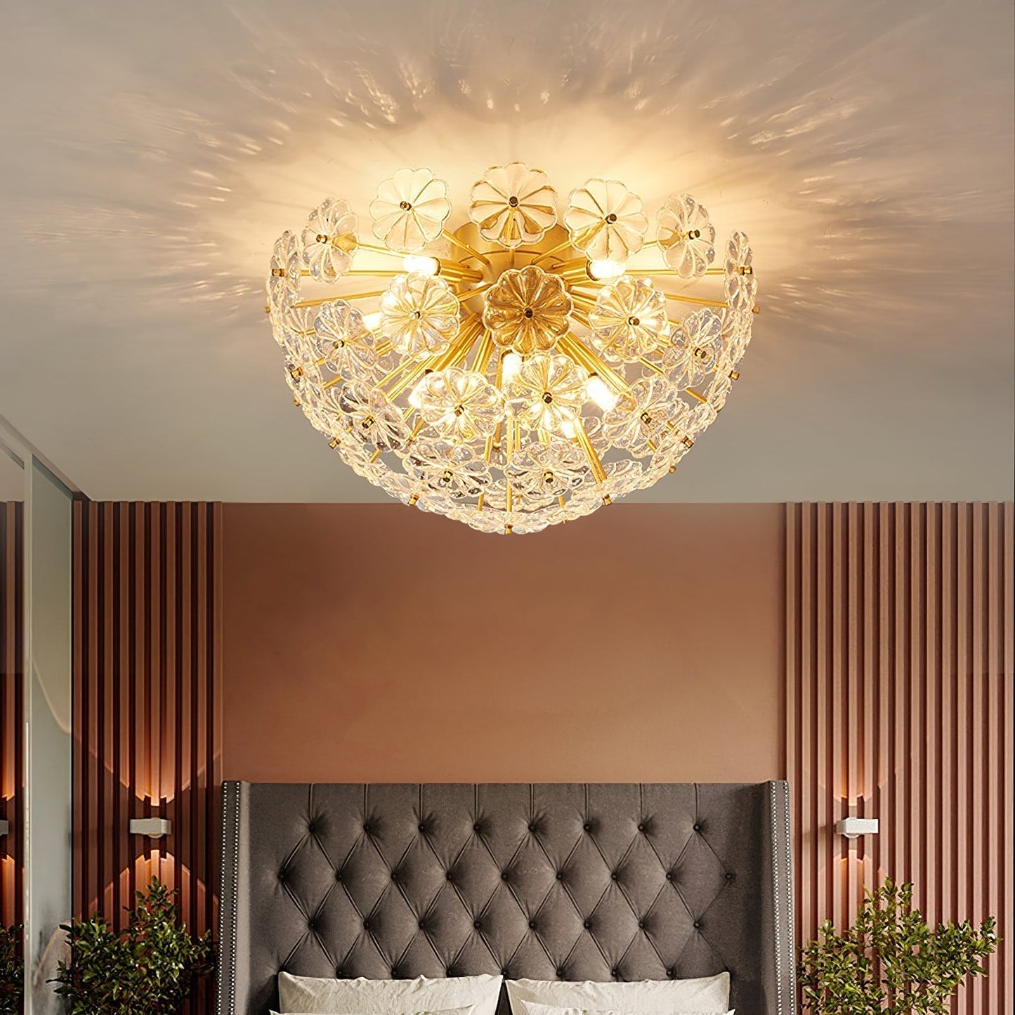LuxeLamina - Ceiling Lamp with Exquisite Design and Brilliant Shine