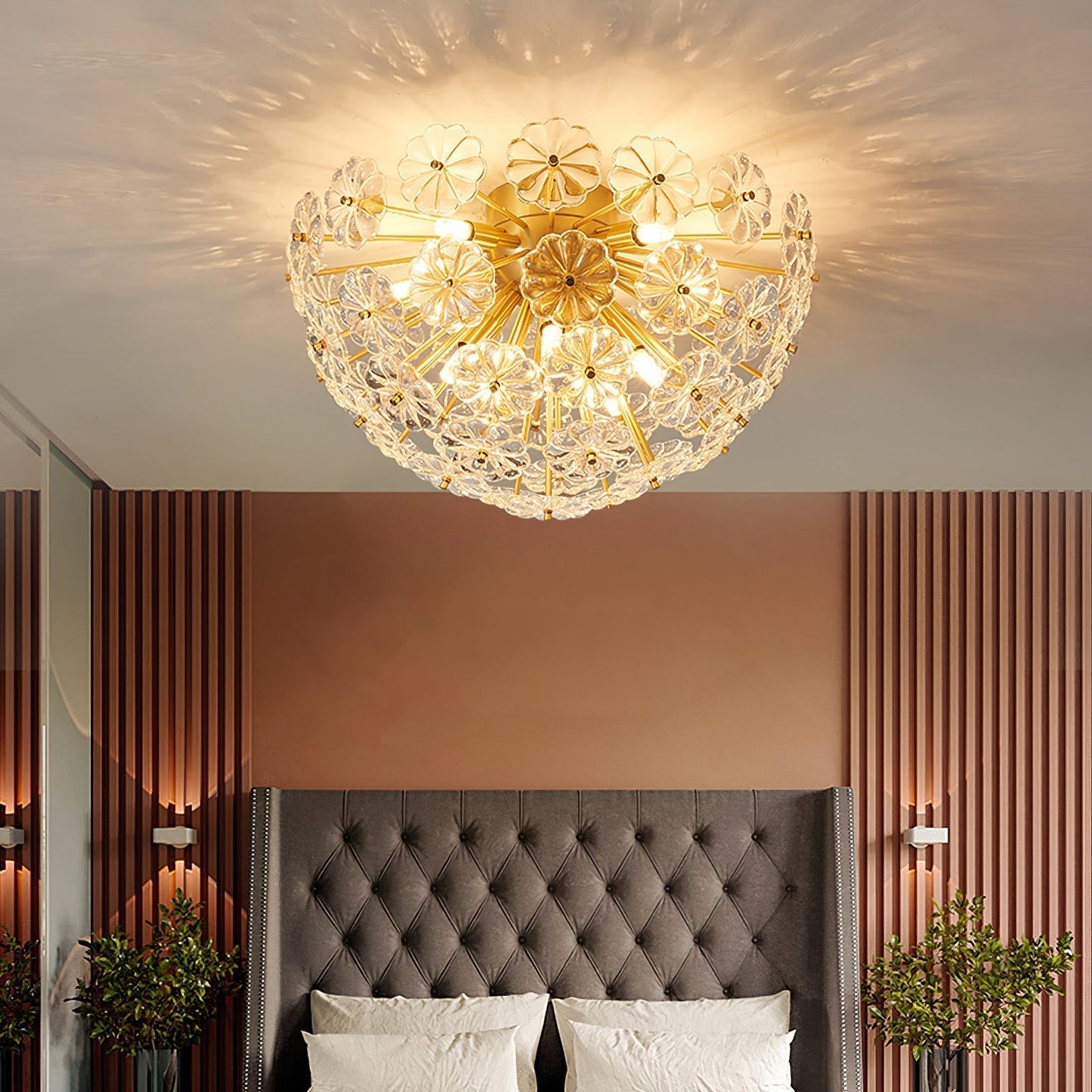 LuxeLamina - Ceiling Lamp with Exquisite Design and Brilliant Shine