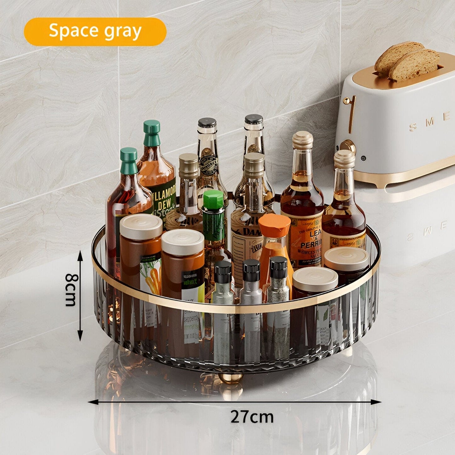 Bathroom Storage Tray Organizer