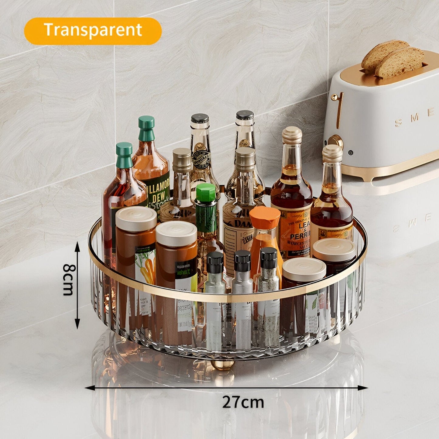 Bathroom Storage Tray Organizer