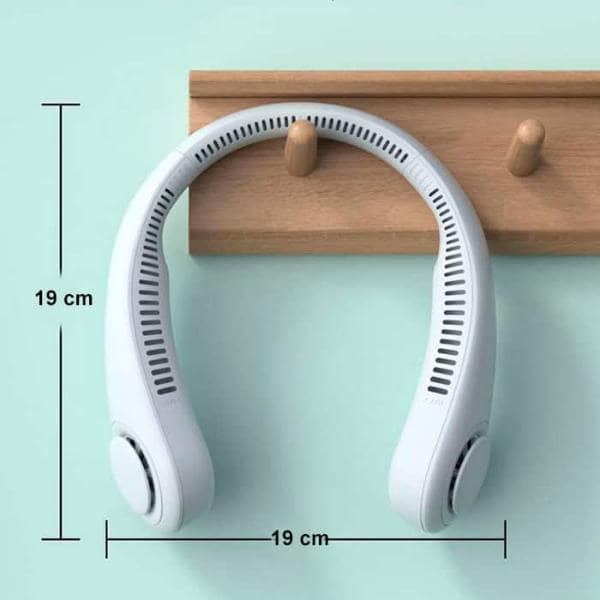 Portable Neck Fan with Adjustable Speeds – Ergonomic, Lightweight Design for Hands-Free Cooling, Long Battery Life