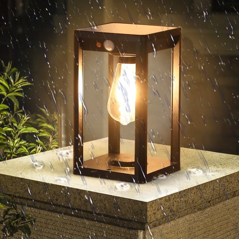 PillarGlow - Energy-Saving Solar Outdoor Lamp