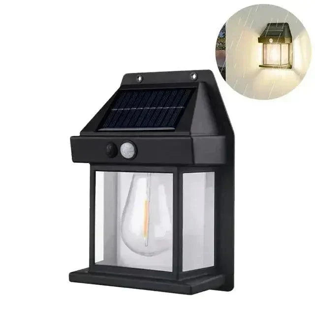 MotionLite – Vintage Solar Wall Light