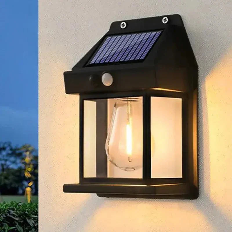 MotionLite – Vintage Solar Wall Light