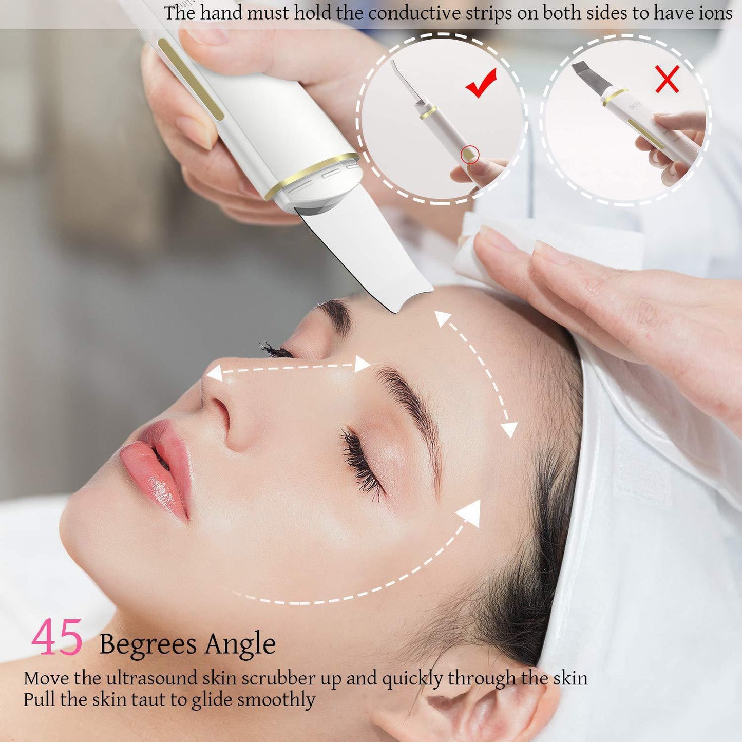 GlowScrub - Deep Cleansing & Lifting Ultrasonic Facial Tool