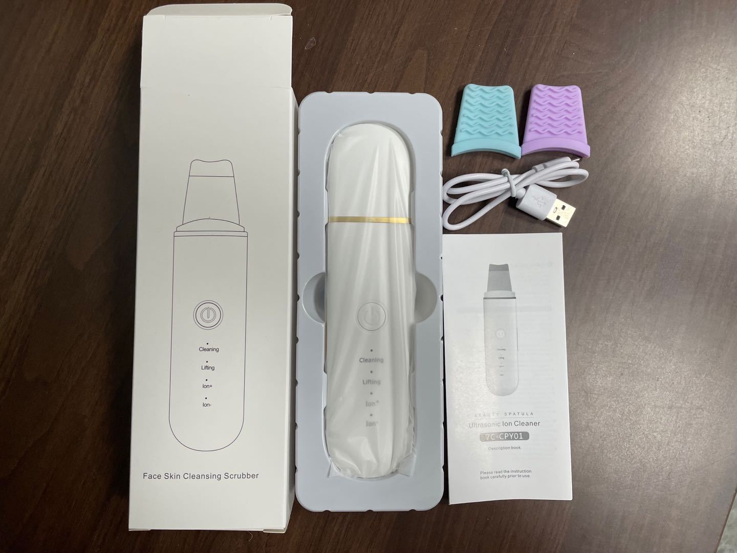 GlowScrub - Deep Cleansing & Lifting Ultrasonic Facial Tool