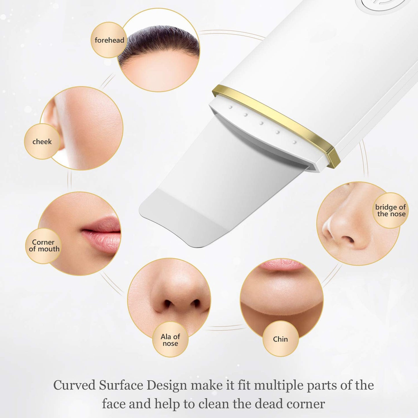 GlowScrub - Deep Cleansing & Lifting Ultrasonic Facial Tool