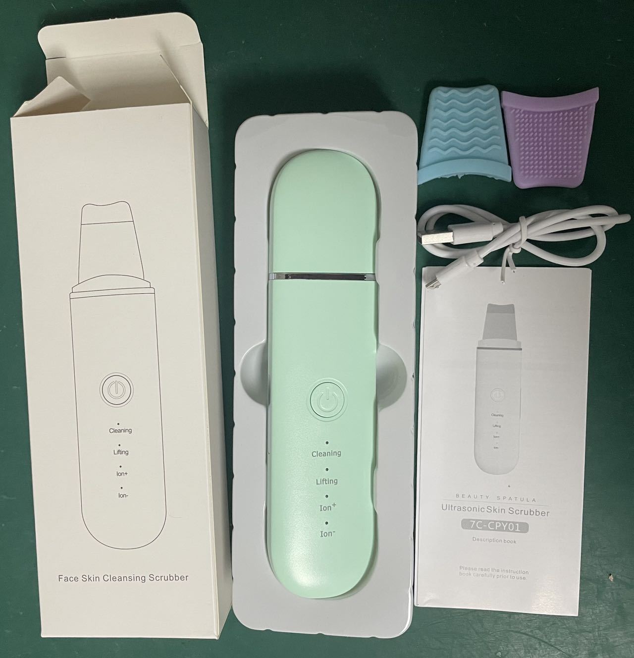 GlowScrub - Deep Cleansing & Lifting Ultrasonic Facial Tool