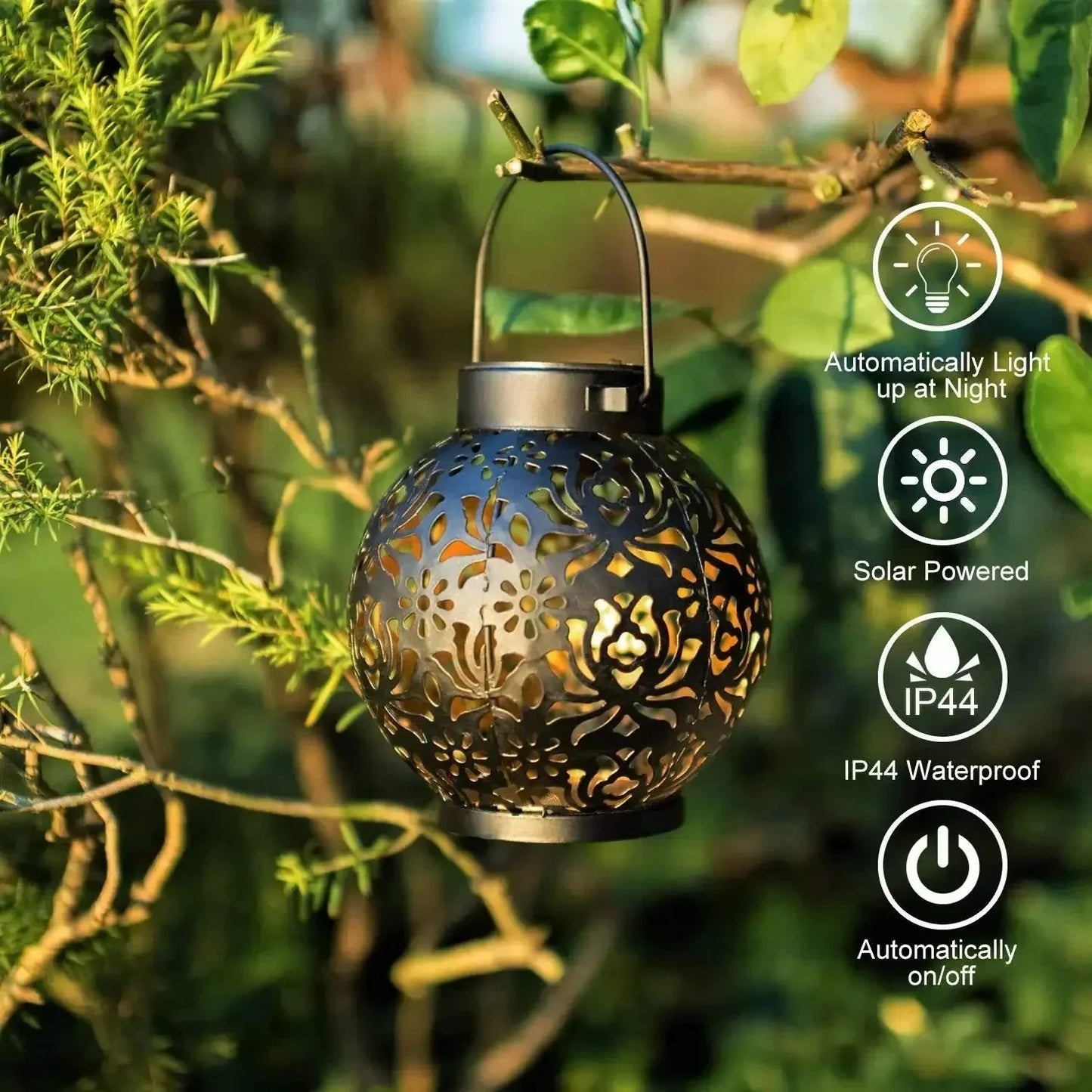 GlowCraft – Solar-Powered Hanging Light
