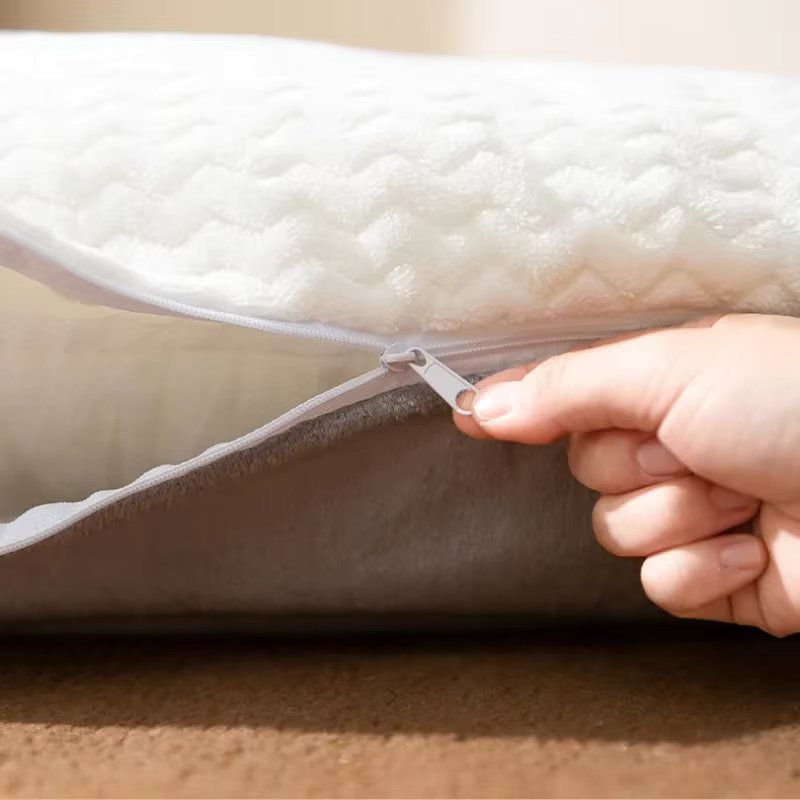 Dog Bed with Plush Memory Foam Cushion