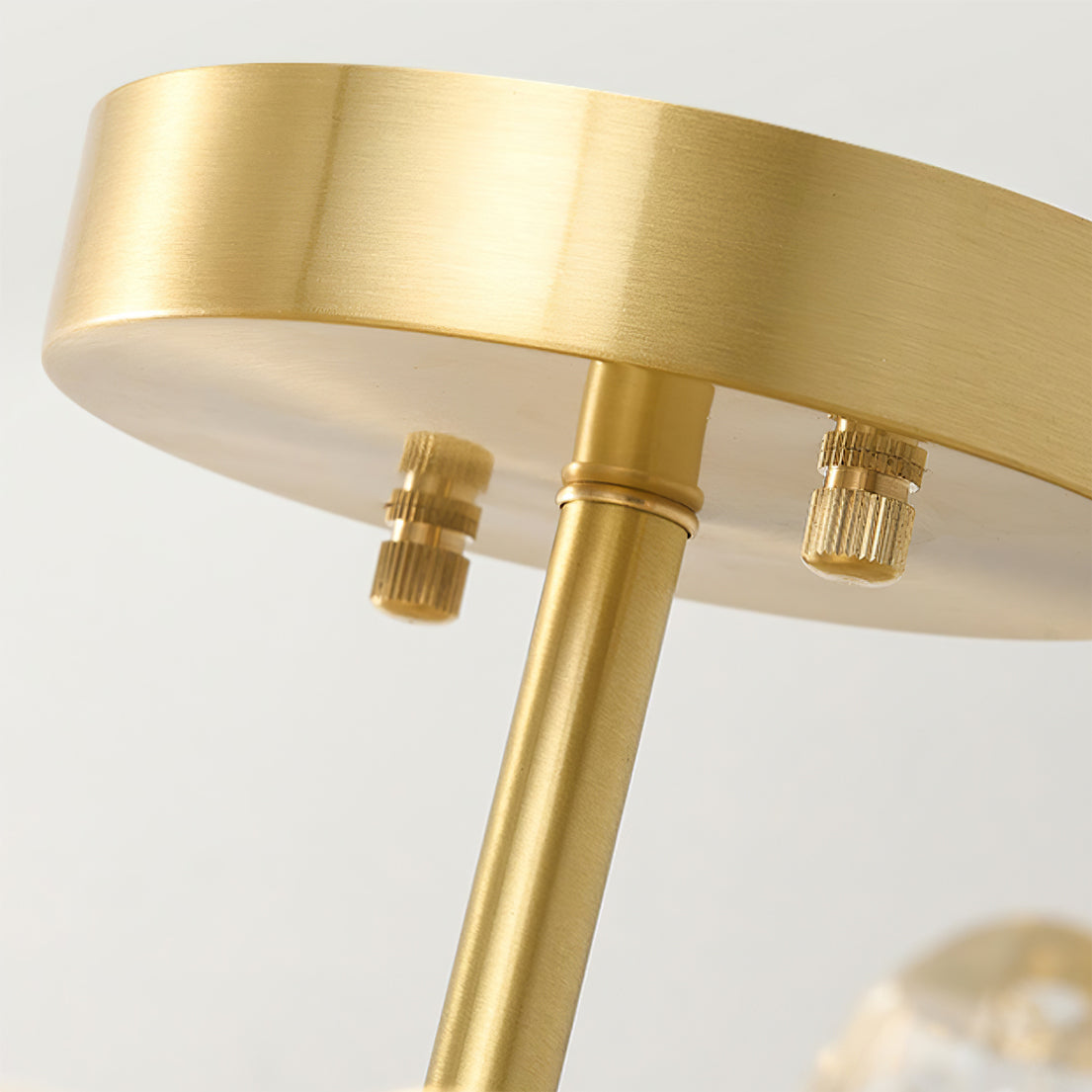 FloralCrystal - Ceiling Lamp with Crystal Petals and Subtle Light Spread