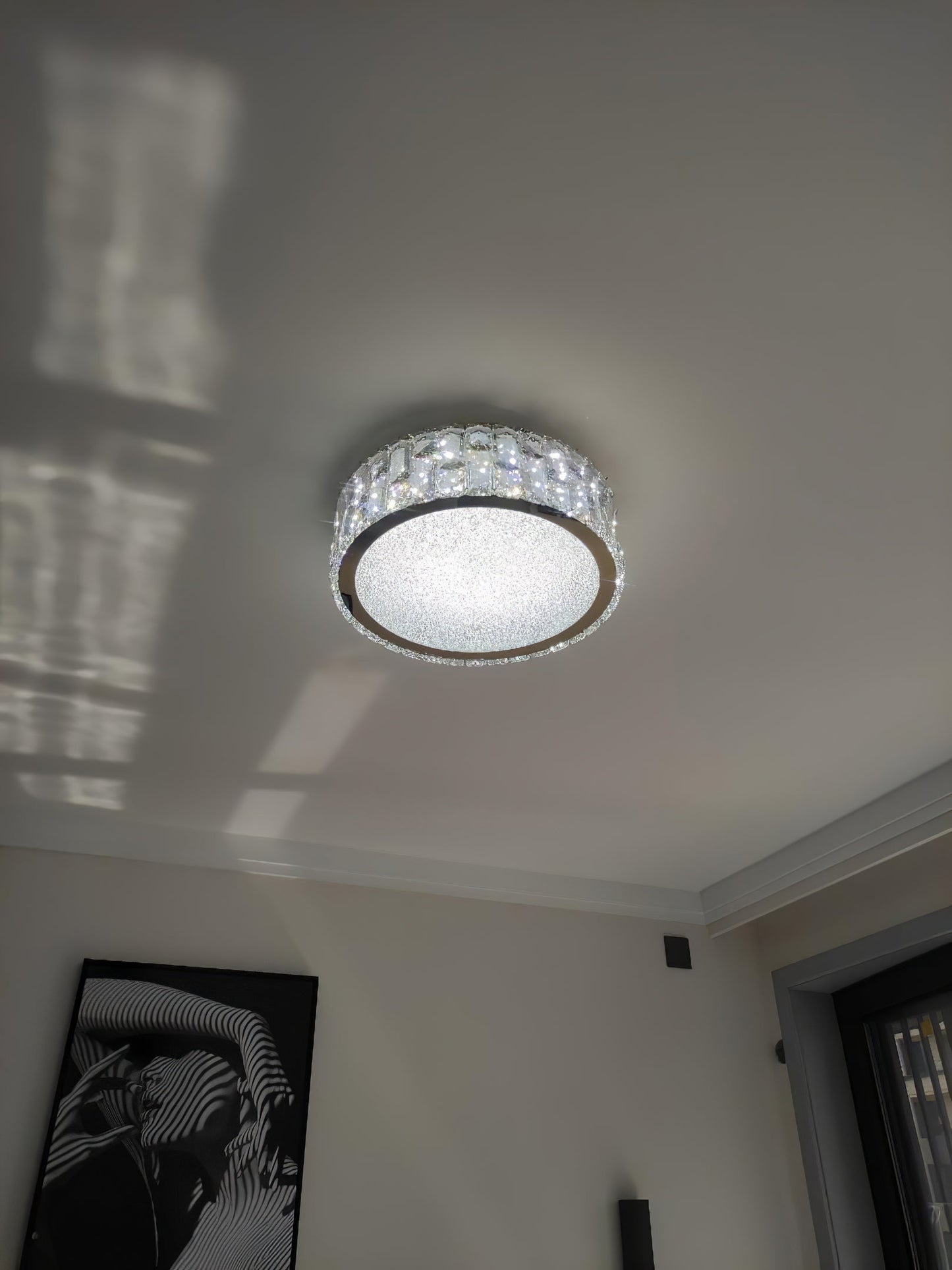 PrismLuxe - Ceiling Light with Sophisticated Design and Shifting Illumination