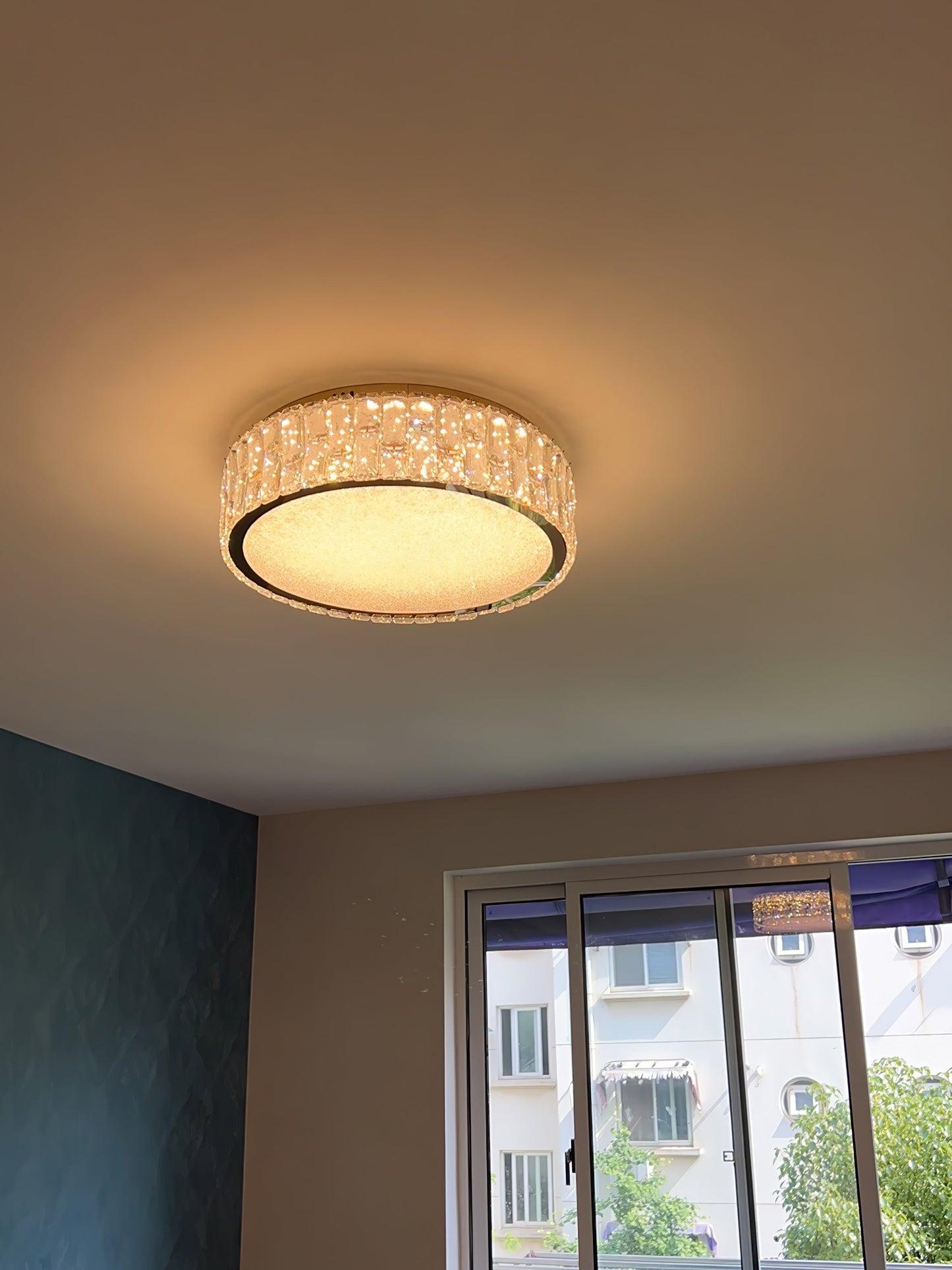 PrismLuxe - Ceiling Light with Sophisticated Design and Shifting Illumination