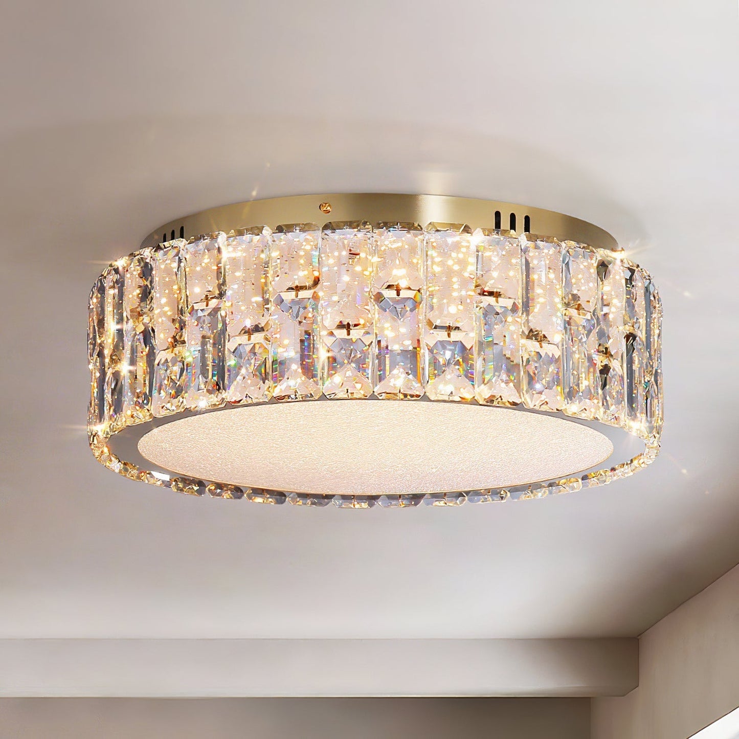 PrismLuxe - Ceiling Light with Sophisticated Design and Shifting Illumination