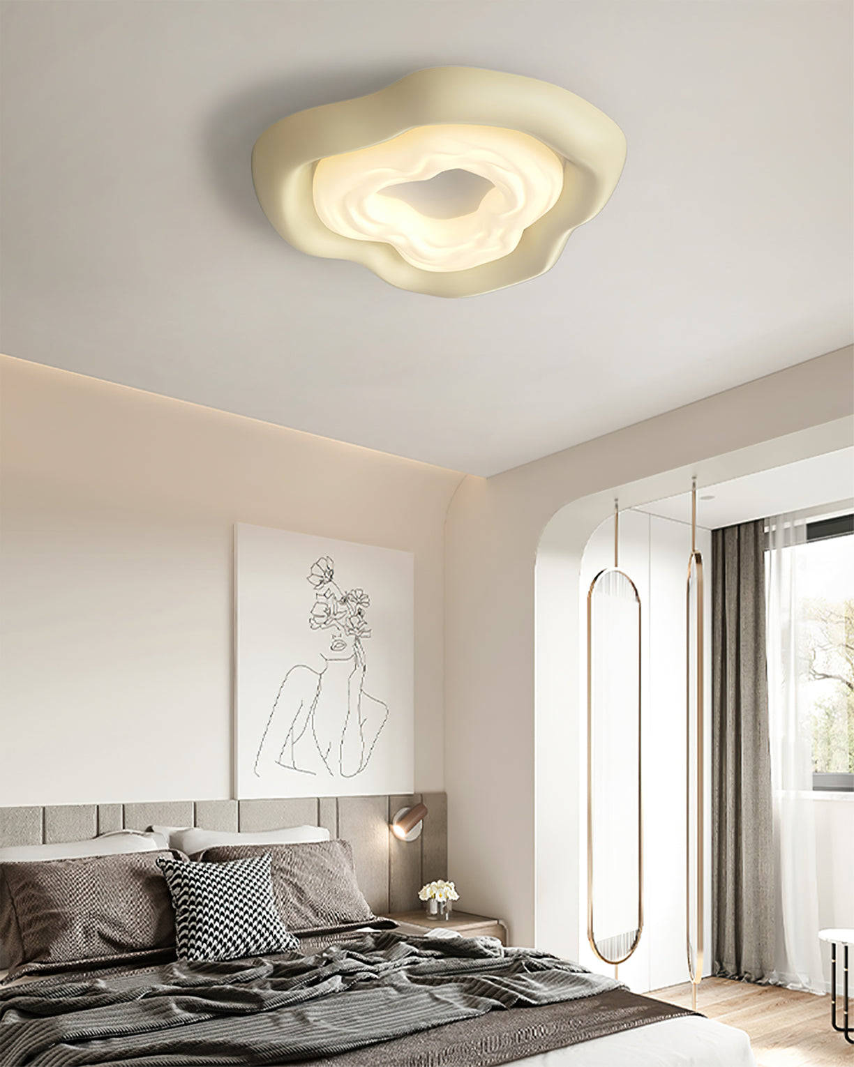 FloraLuxe - Exquisite Blooming Ceiling Light