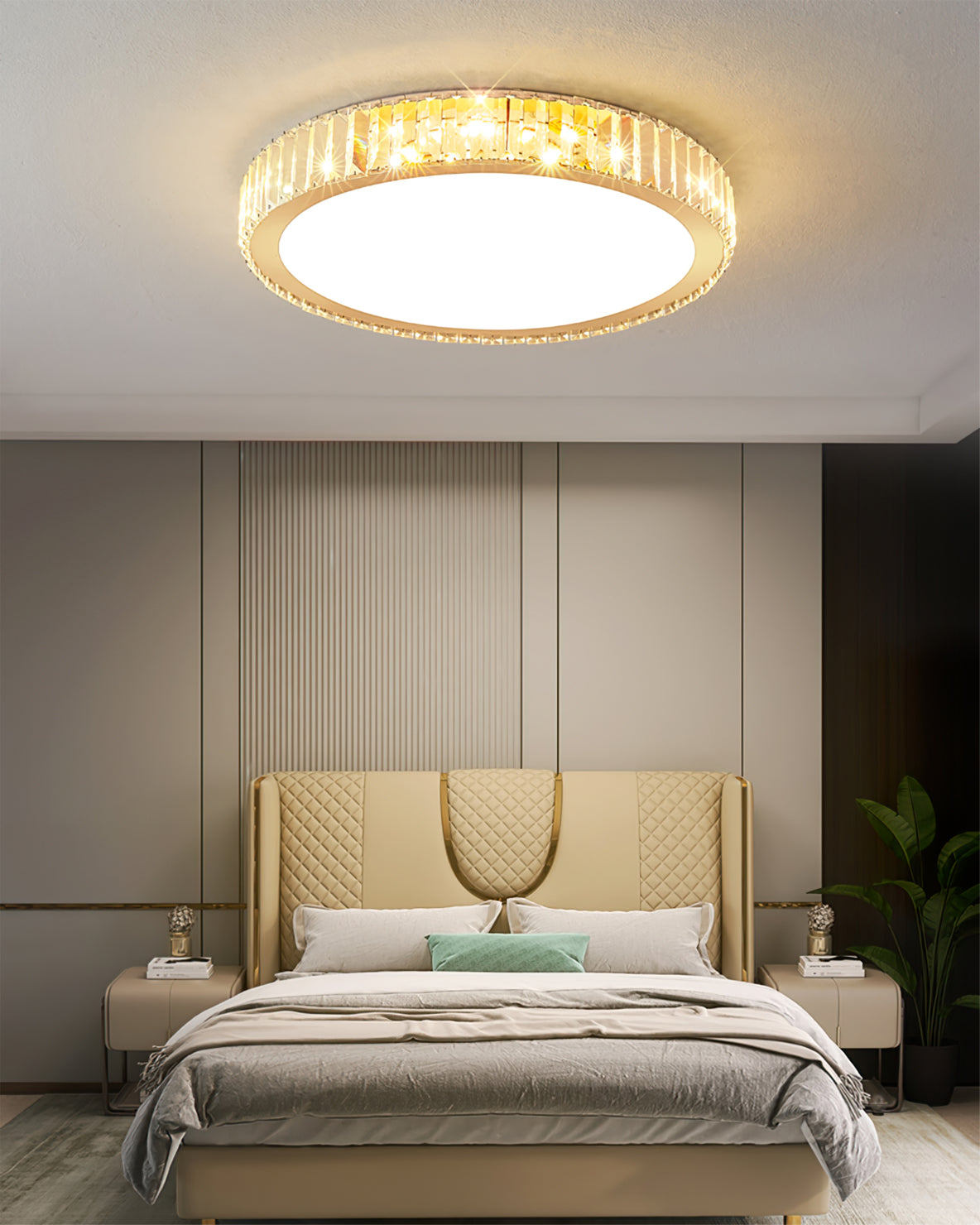 LuxeCrystalAura - Elegant Crystal Illumination