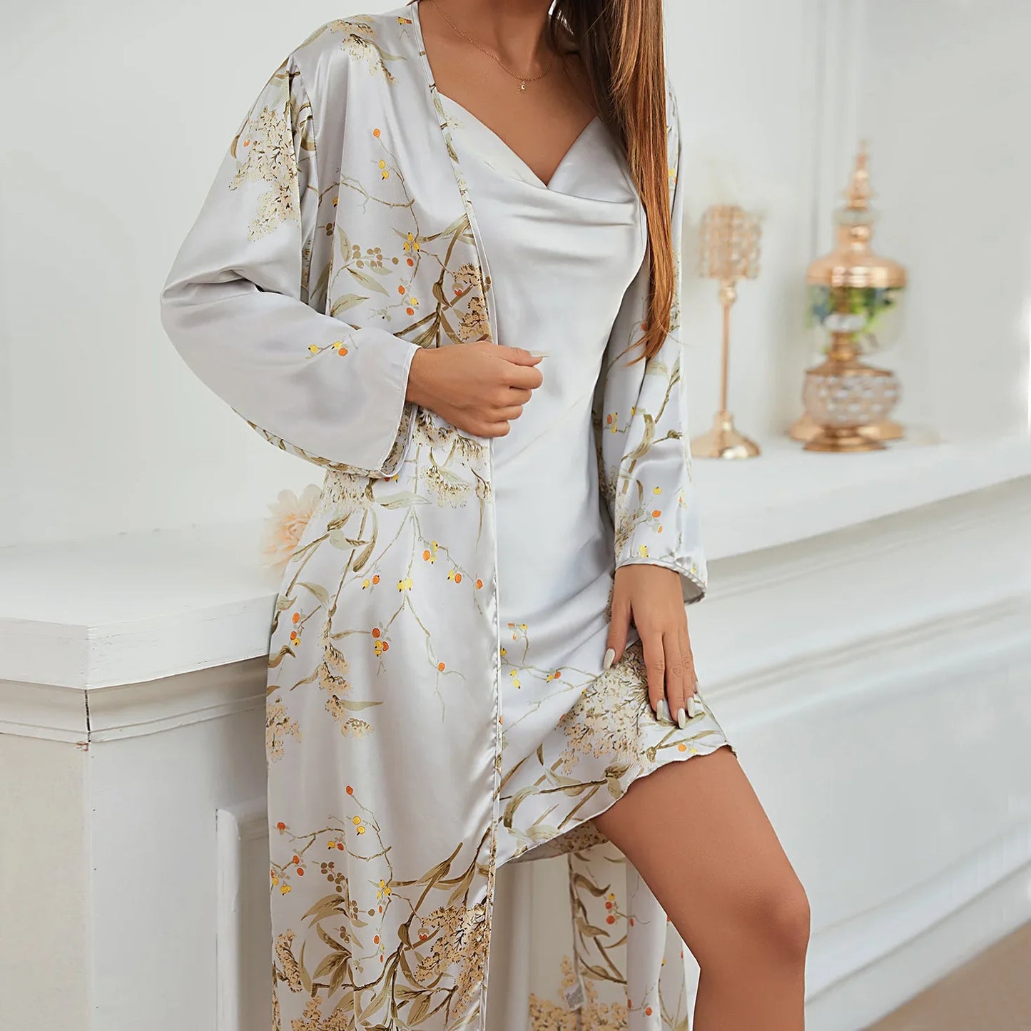 Fiona: Two piece pajama set nightdress