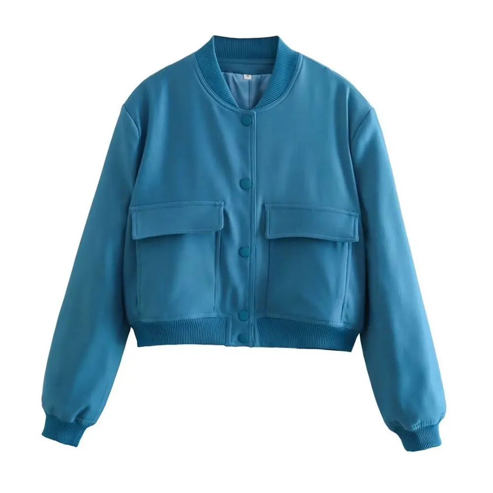 Tiffany: Bomber Jacket - Vintage Long Sleeve