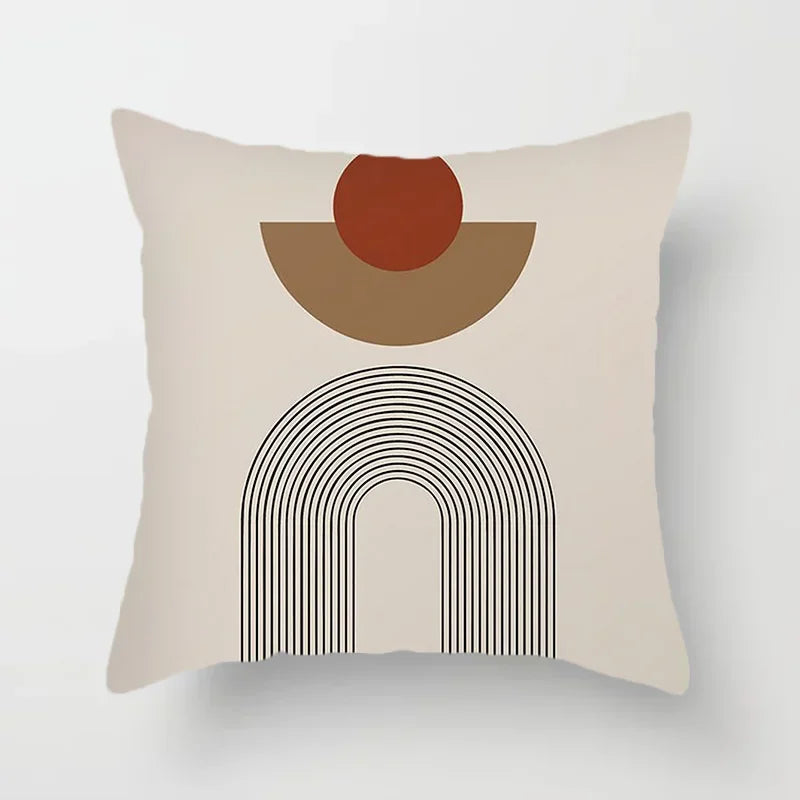 LineArt - Decorative Cushion Cover with Abstract Pattern