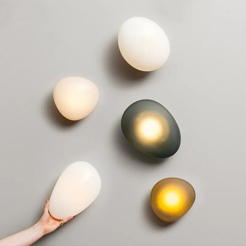 GlamGlow – Coloured Glass Wall Lamp with Artistic Flair