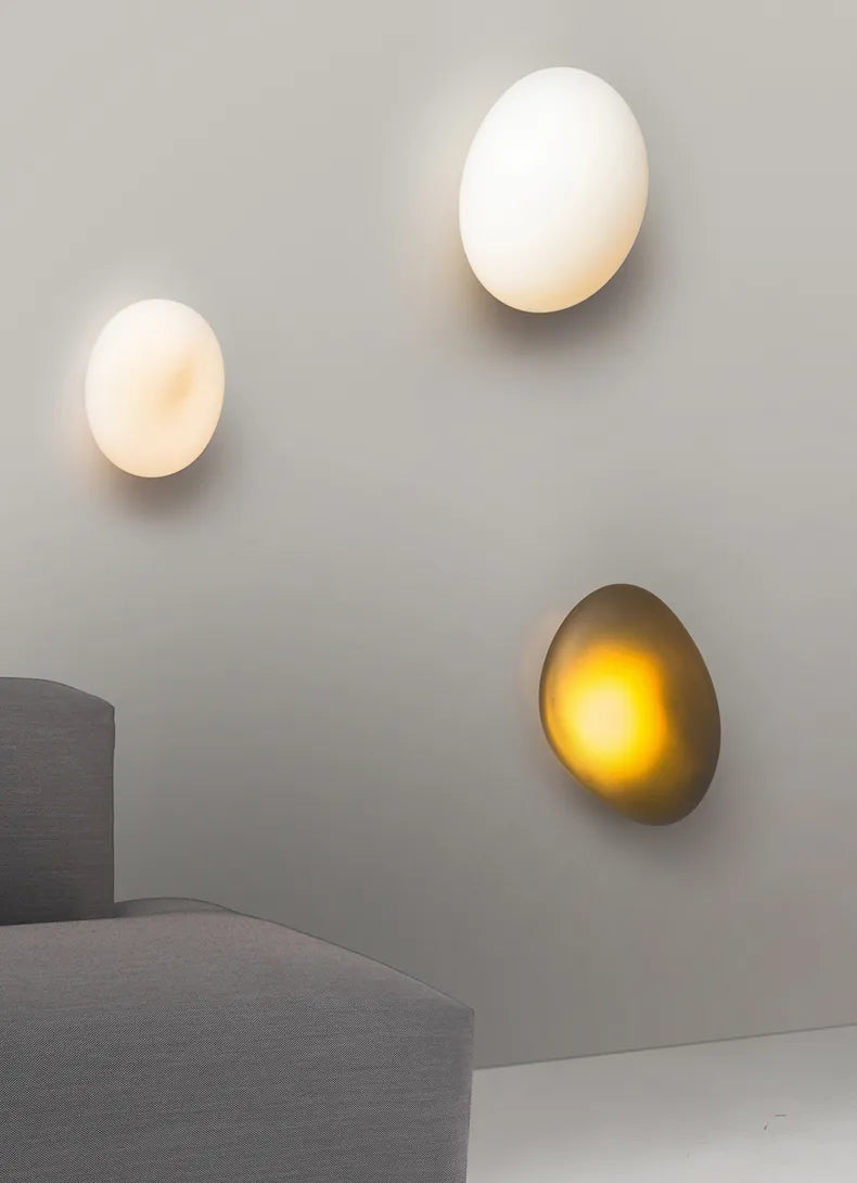 GlamGlow – Coloured Glass Wall Lamp with Artistic Flair