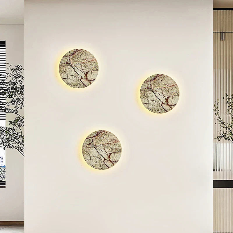 AuraStone - Refined Wall Sconce