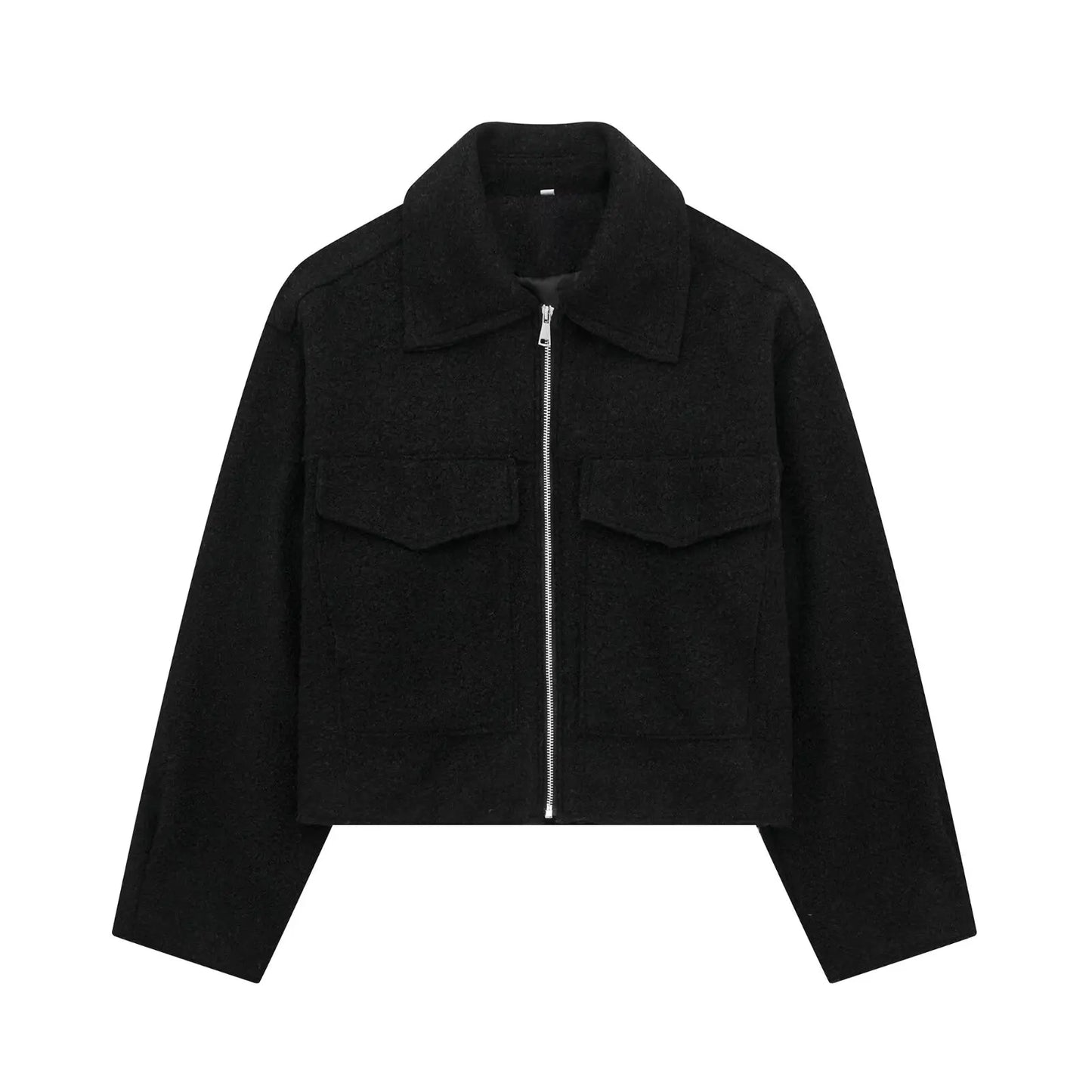 Willshela: Front Zipper Jacket