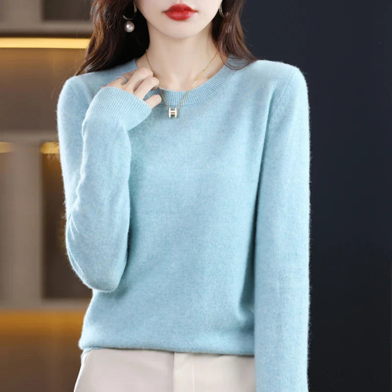 Claire: Women's 100% Pure Wool Cashmere Sweater