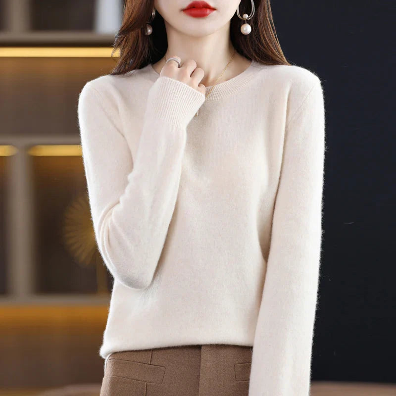Claire: Women's 100% Pure Wool Cashmere Sweater