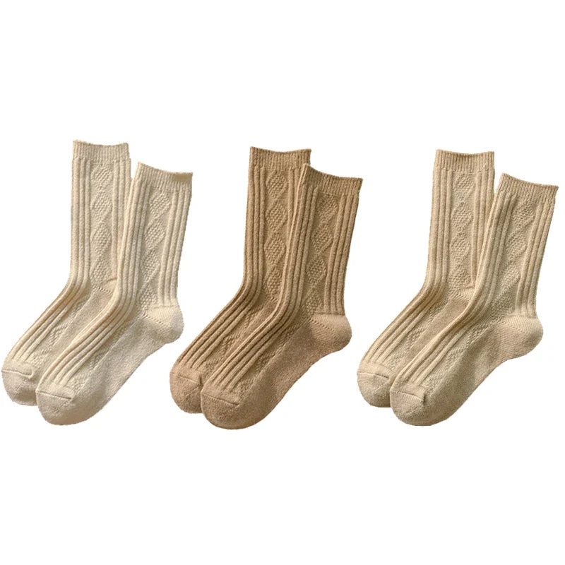 Candy’s Cozy Cashmere Socks - 3 Pairs Women's Winter Warmth Set