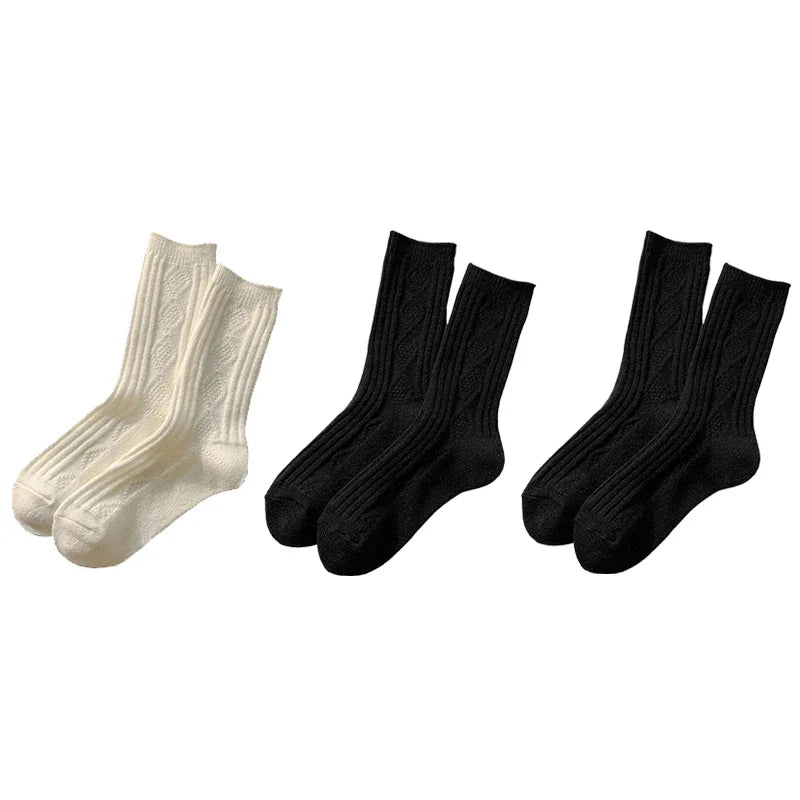 Candy’s Cozy Cashmere Socks - 3 Pairs Women's Winter Warmth Set
