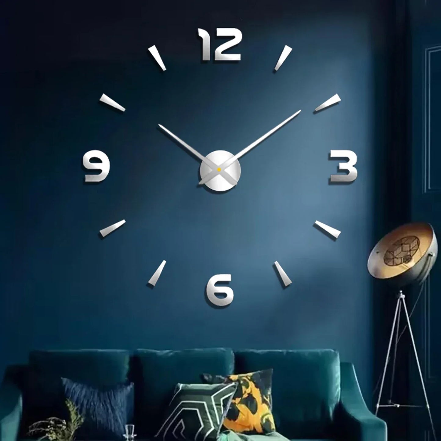 3D Frameless Large Wall Clock