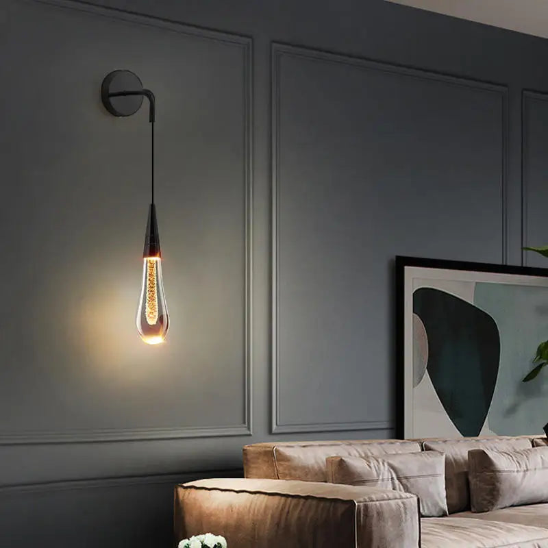 Thelittleesse™ Crystal Drops – LED Wall Light with Timeless Elegance