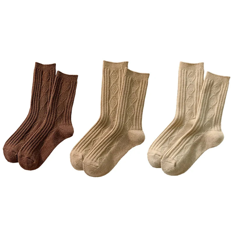 Candy’s Cozy Cashmere Socks - 3 Pairs Women's Winter Warmth Set