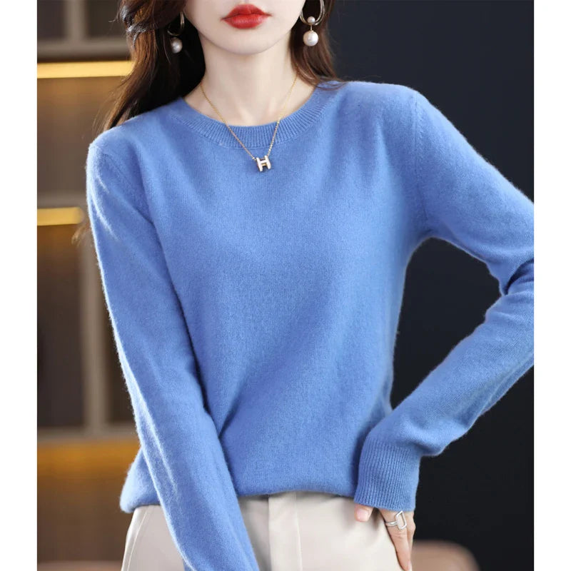 Claire: Women's 100% Pure Wool Cashmere Sweater