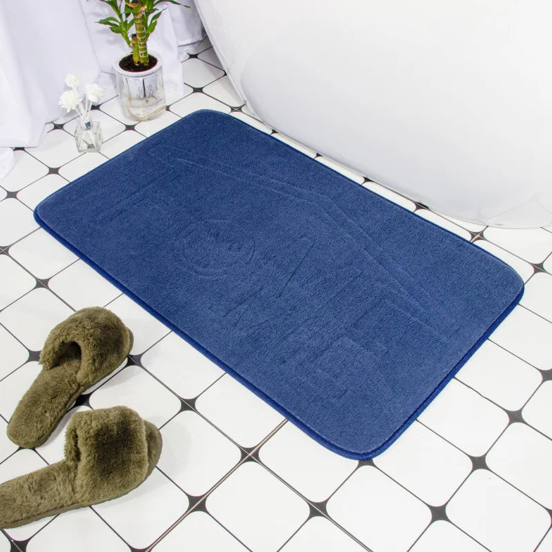 Cobblestone Embossed Non-Slip Bath Mat for Bathroom