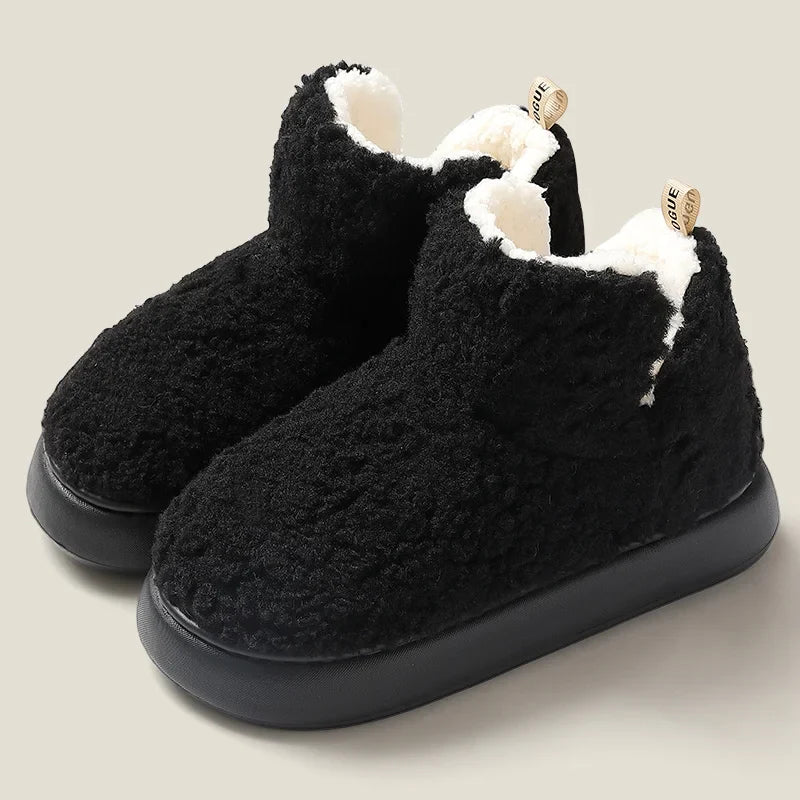 Leyla - Women's Winter Plush Snow Boots | Thick Platform Ankle Warmers