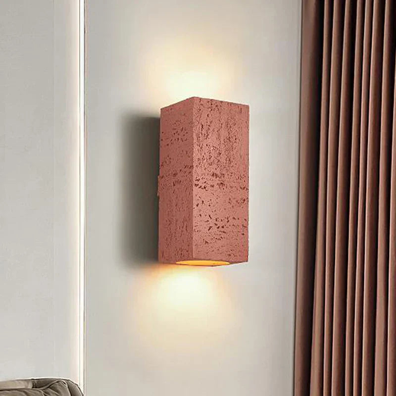 RusticCement - Wabi-Sabi Wall Lamp