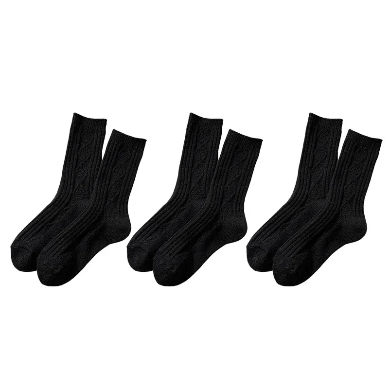 Candy’s Cozy Cashmere Socks - 3 Pairs Women's Winter Warmth Set