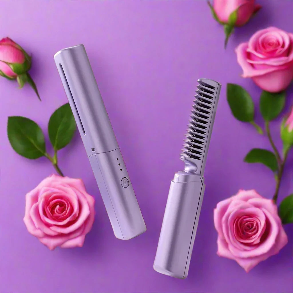 QuickStyle - Ionic Hot Comb & Straightening Brush