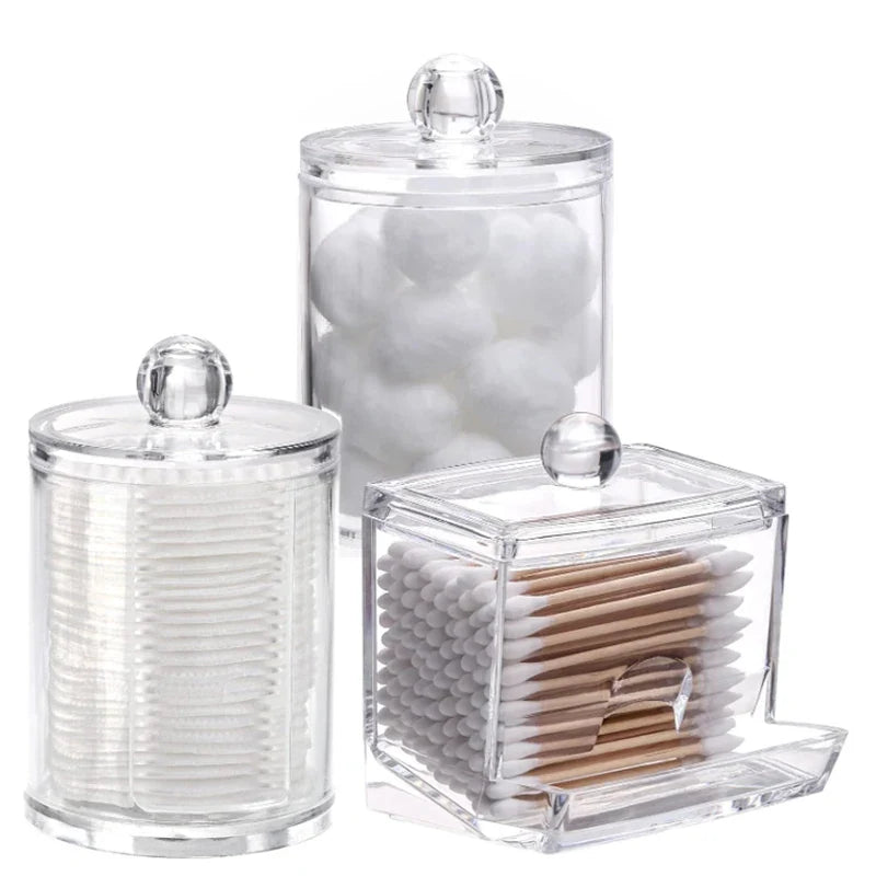 Clear Haven: Bathroom Organizer Accessories Set